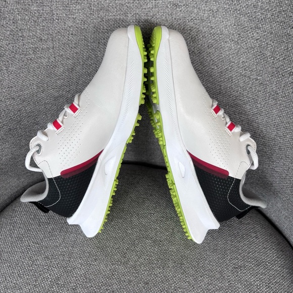 FootJoy Fuel Junior Unisex White Spikeless Athletic Golf Shoes Kids Size 1 - Picture 8 of 11